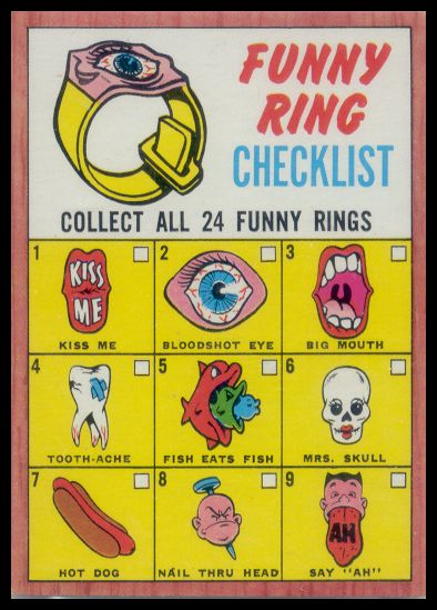 R 15 Funny Ring Checklist